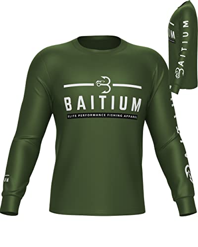 Men's Long Sleeve Shirt Lightweight UPF 50+ Sun Protection SPF Fishing Shirts for Men Hiking Running PFG Dri Fit