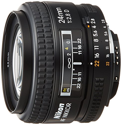 Nikon Wide Angle AF Nikkor 24mm f/2.8D Lens [International Version, No Warranty]